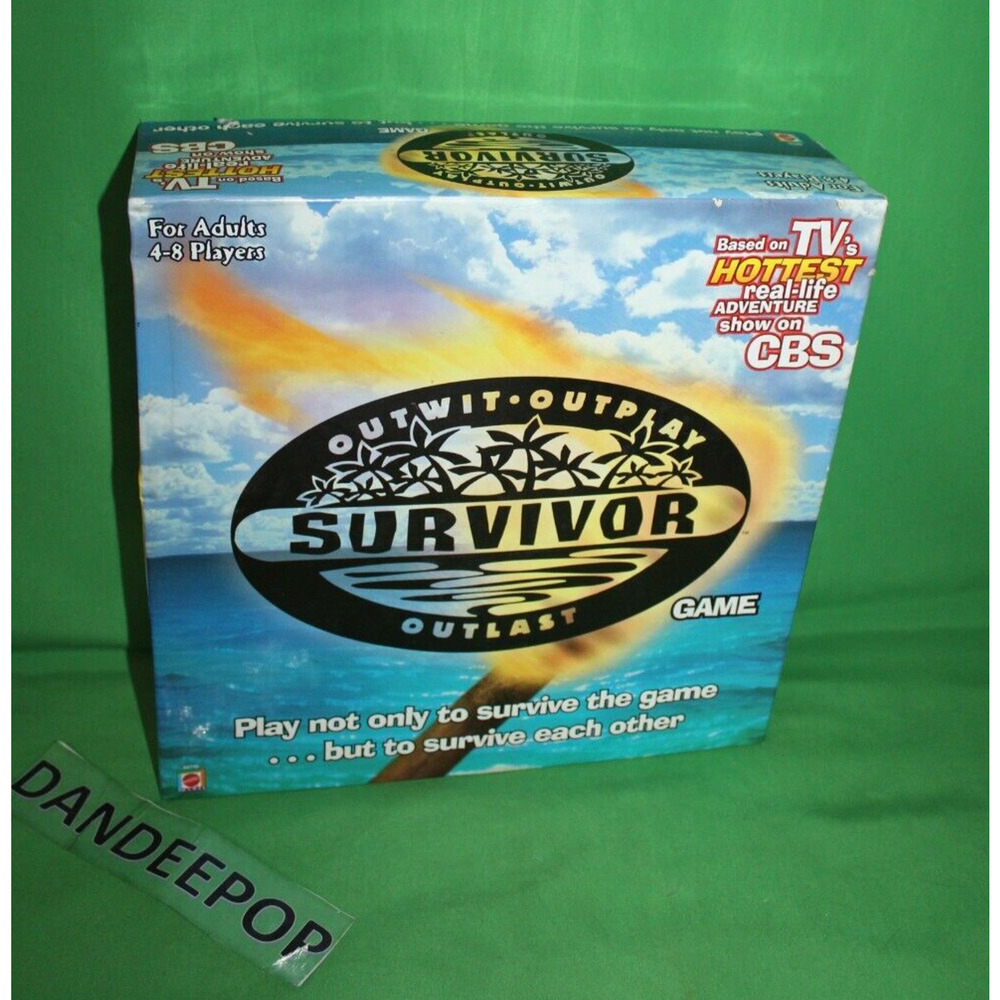 Mattel Survivor CBS Board Game